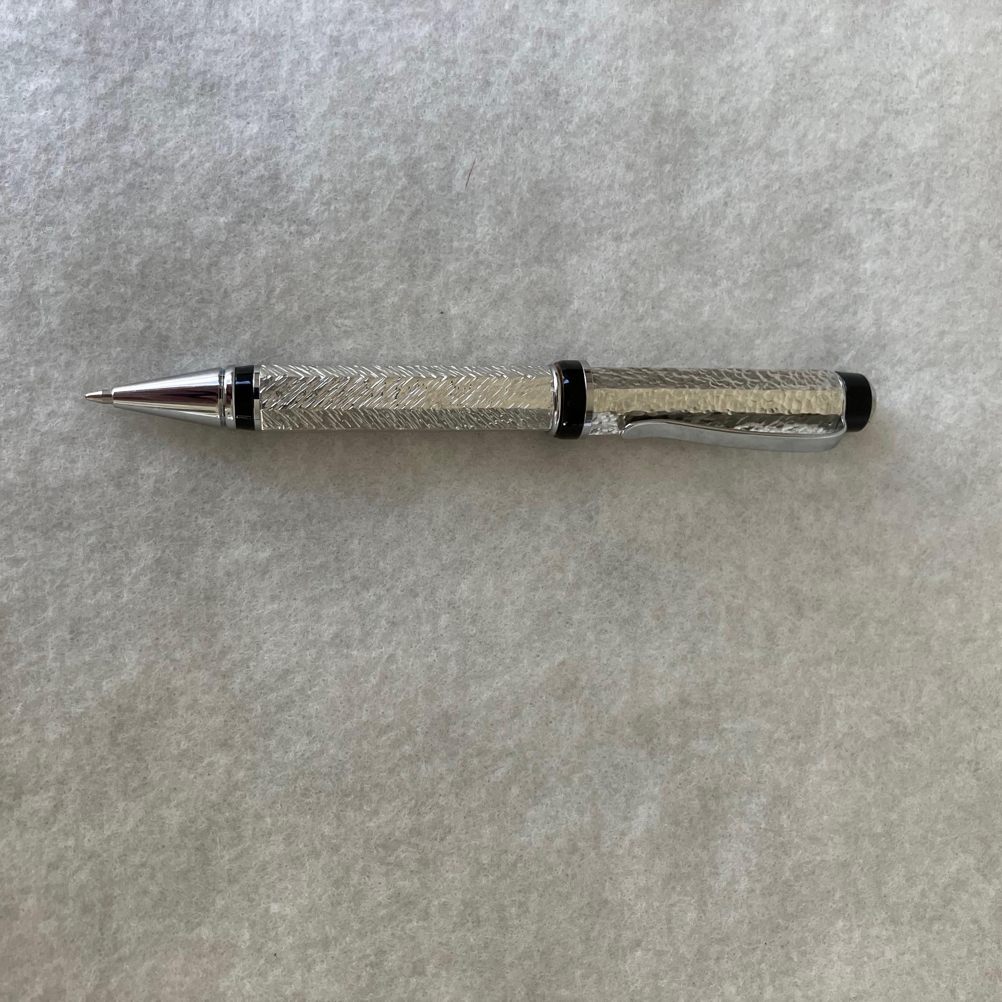 全錫製　八角形　回転式ボールペン　E Type | 5枚目